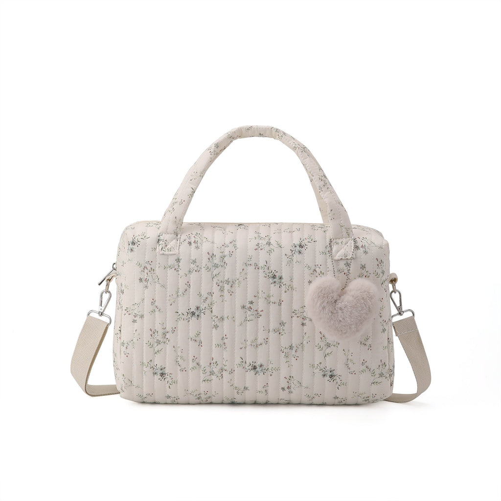 Sac à langer en polyamide imprimé floral avec grande capacité et design — Monptitlou