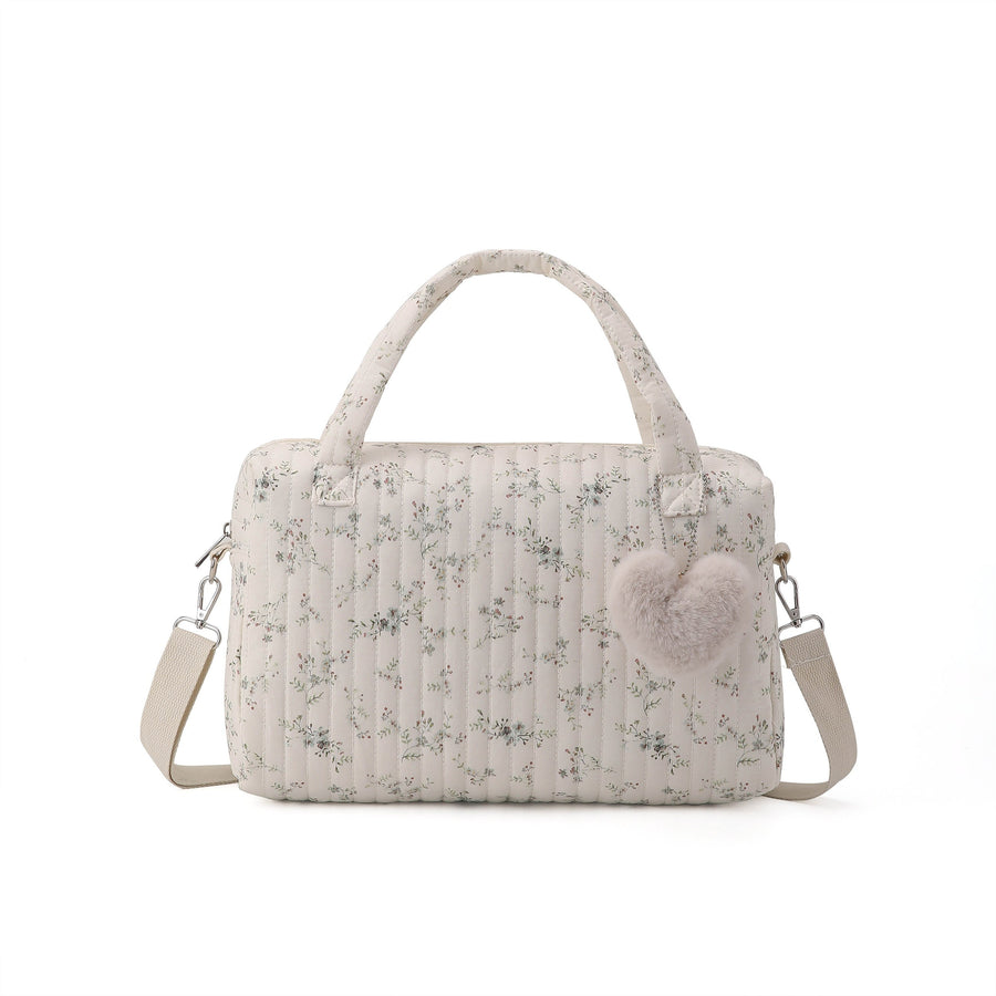 Sac à langer en polyamide imprimé floral avec grande capacité et design — Monptitlou