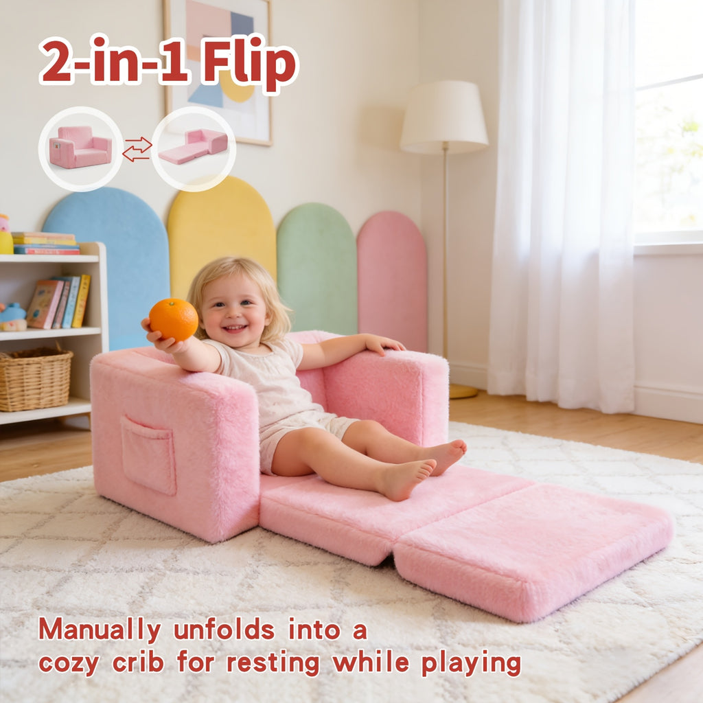 Canapé enfant 2 en 1 convertible pliable, photo 14