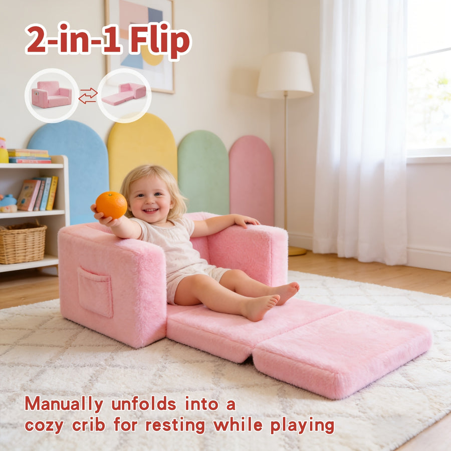 Canapé enfant 2 en 1 convertible pliable, photo 14
