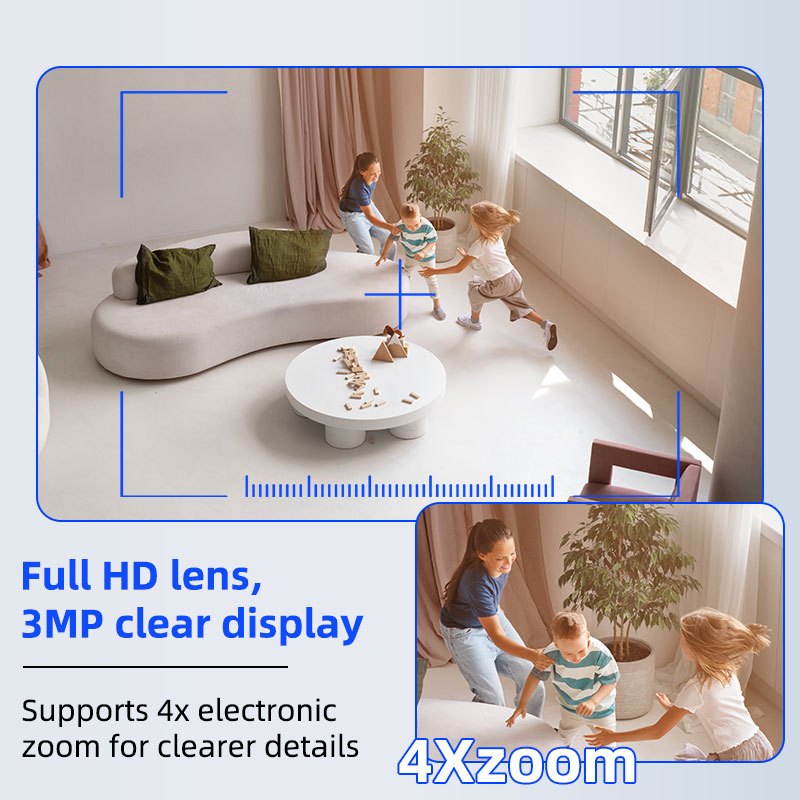 /2 pièces Caméra de sécurité WiFi Teruhal sans fil/extérieure avec — Monptitlou