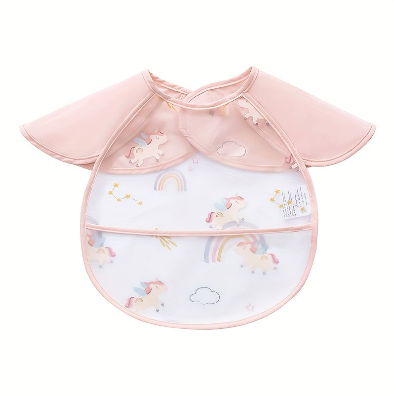 Bavoir à manches courtes, Bavoir à manches courtes pour bébé — Monptitlou