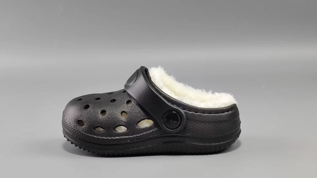Chaussons à semelle plate, perforés, confortables — Monptitlou