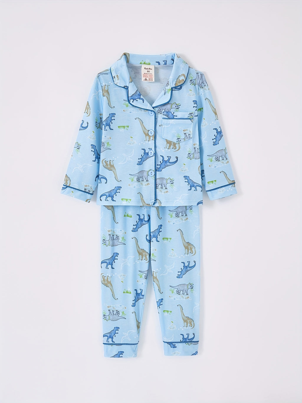 Ensemble de pyjama dinosaure pour garçon, 2 ensembles/4 pièces — Monptitlou