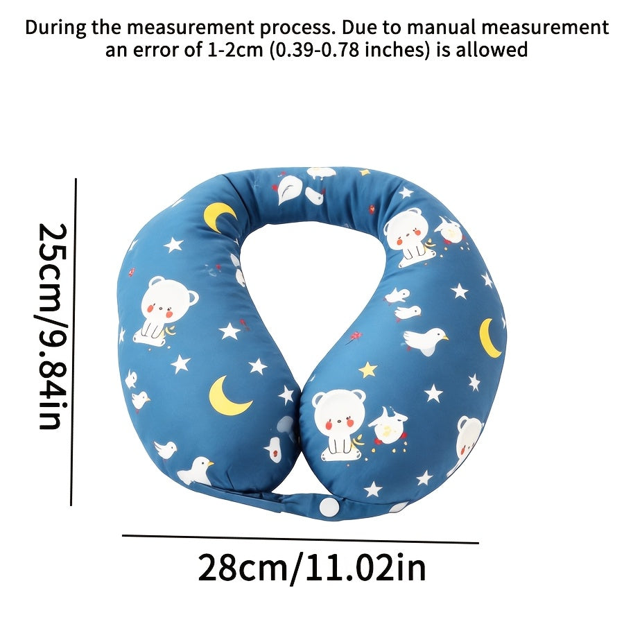 Oreiller de voyage pour bébé, conception en forme de U pour le soutien — Monptitlou