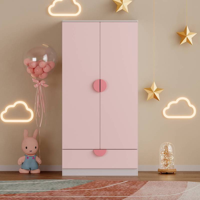 Armoire pour enfants Sandnes avec tiroir 123 x 60 x 40 cm — Monptitlou