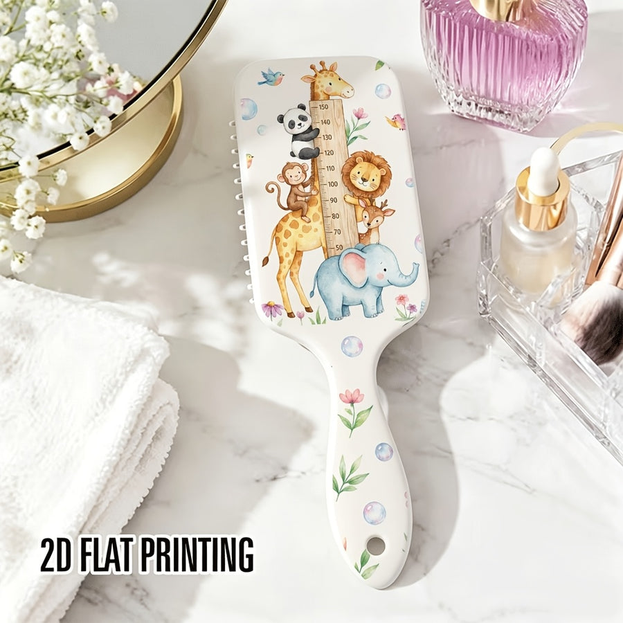 Peigne à poils pour bébé animal avec base rembourrée et brosse — Monptitlou