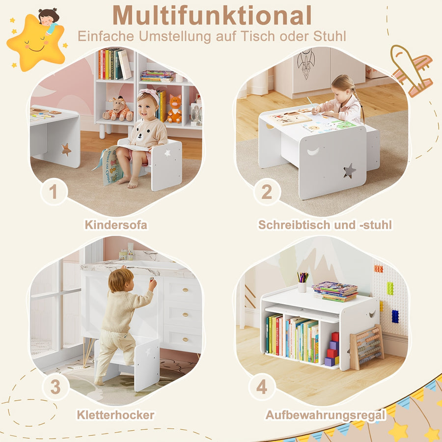 Table avec 2 chaises, set table et chaises, set d’assise — Monptitlou