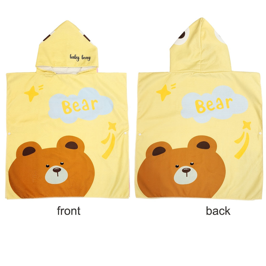 Serviette de bain enfant, motif dessin animé — Monptitlou