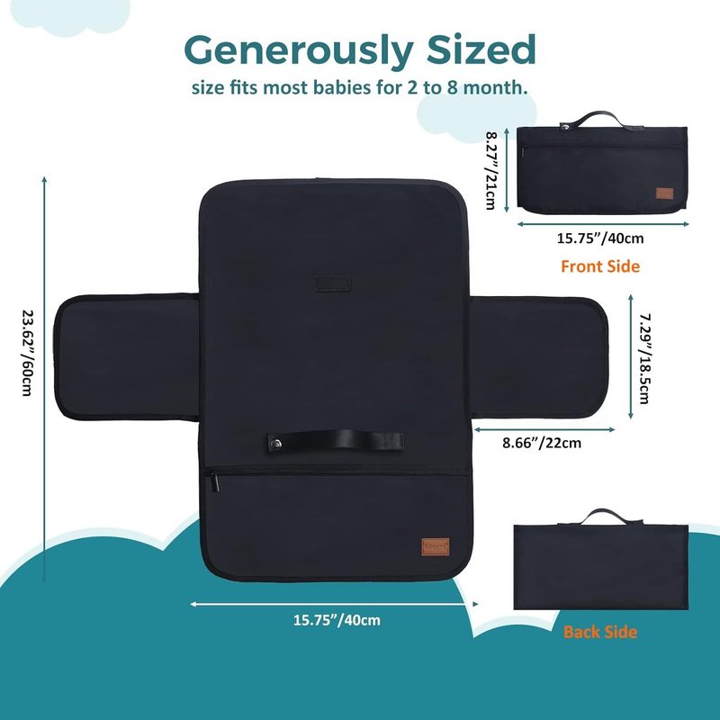 Tapis de change portable pour bébé — Monptitlou
