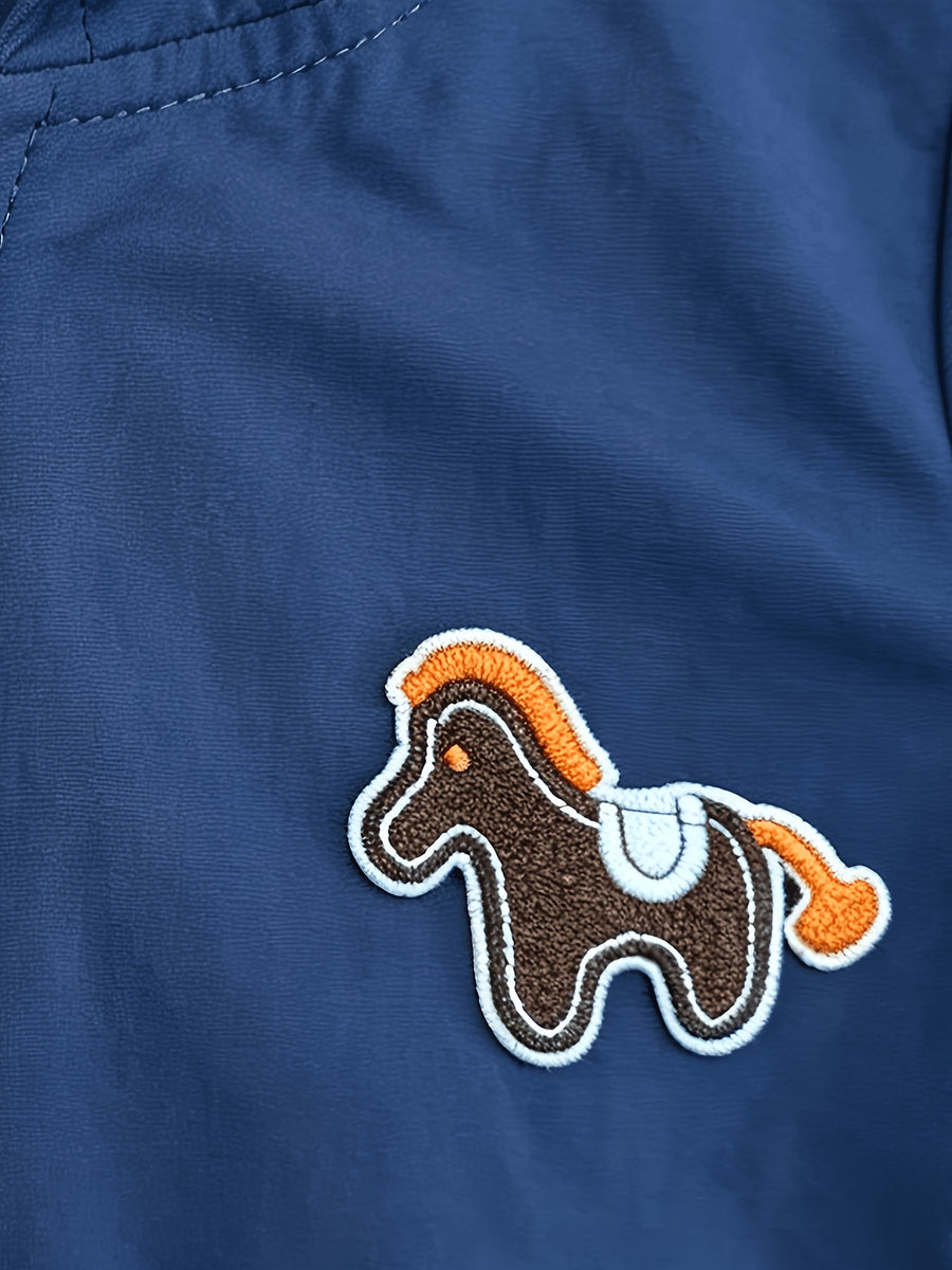 Nouvelle Veste Zippée à Capuche Kaki Printemps et Automne pour Bébés et