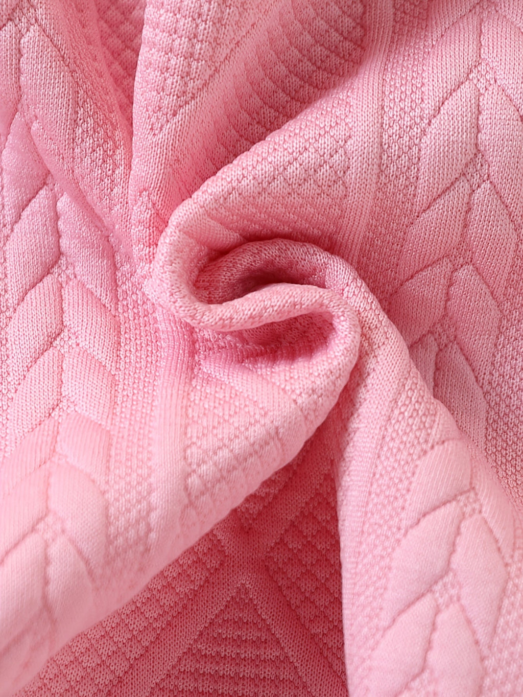 Combinaison bébé à fermeture éclair, tissu jacquard à motif fleurs 3D — Monptitlou