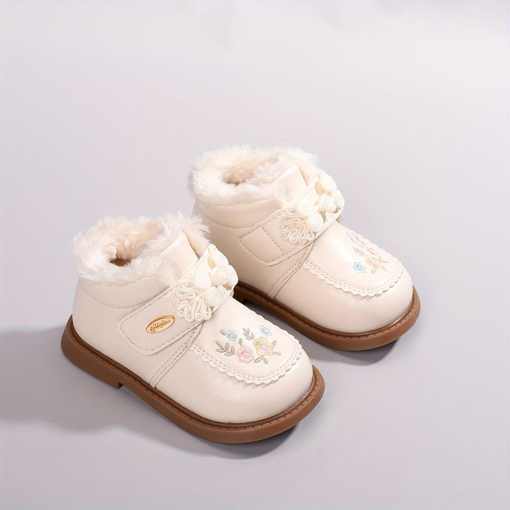 Nouvelles chaussures de princesse mi-mollet pour filles, hiver 2025 — Monptitlou