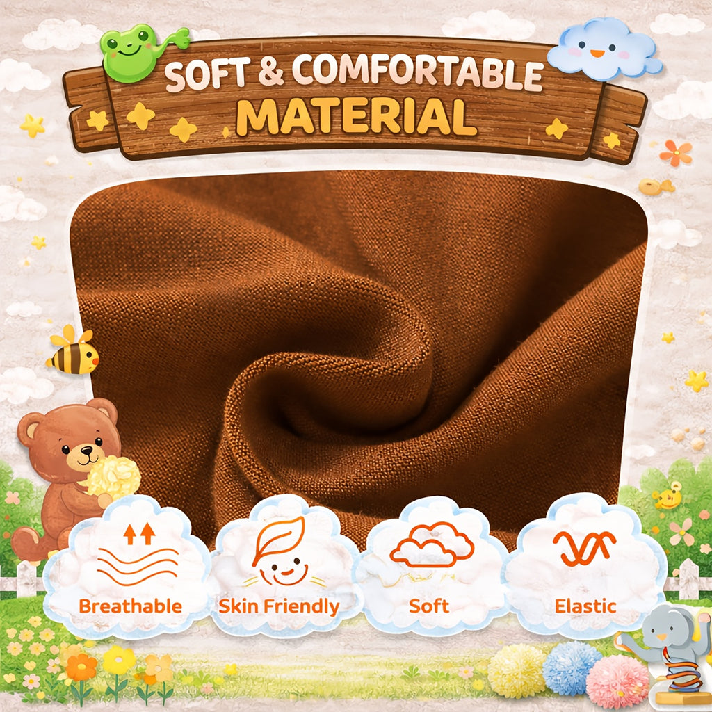 Ensemble 2 pièces pour bébé garçon, tenue ours de dessin animé — Monptitlou