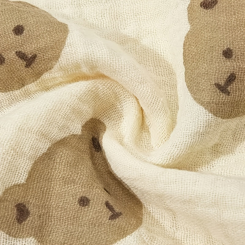 Lot de 5 lavettes bébé en coton doux à motifs — Monptitlou
