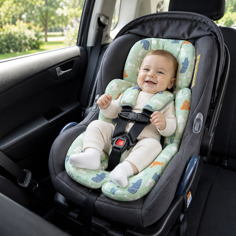 Tapis double face pour siège auto bébé — Monptitlou