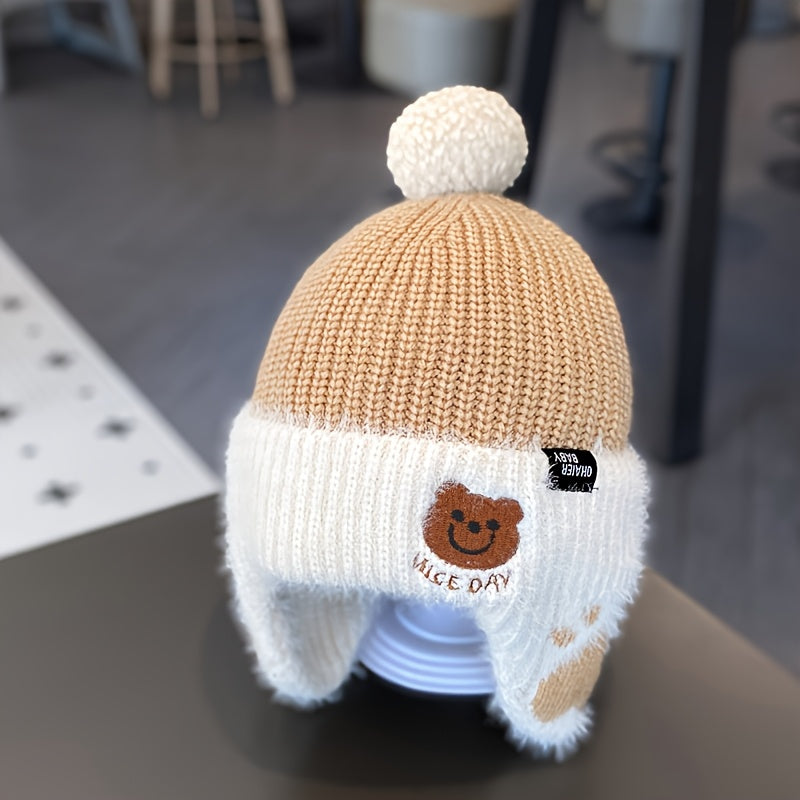Bonnet Tricoté Confortable pour Enfants de 1 à 3 Ans — Monptitlou Image