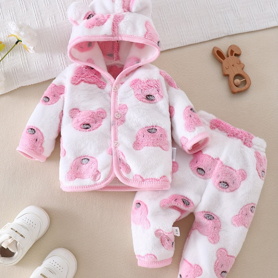 [Vêtements Noël bébé] Tenue Sherpa Ours Mignon pour Bébé Garçon — Monptitlou