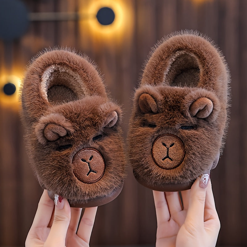 Chaussons en peluche pour enfants garçons et filles — Monptitlou