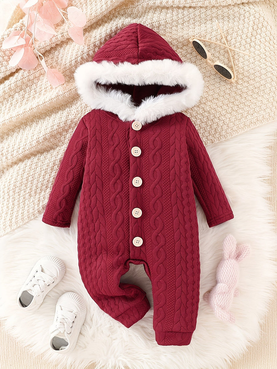 Combinaison pour bébés filles, style décontracté automne-hiver — Monptitlou