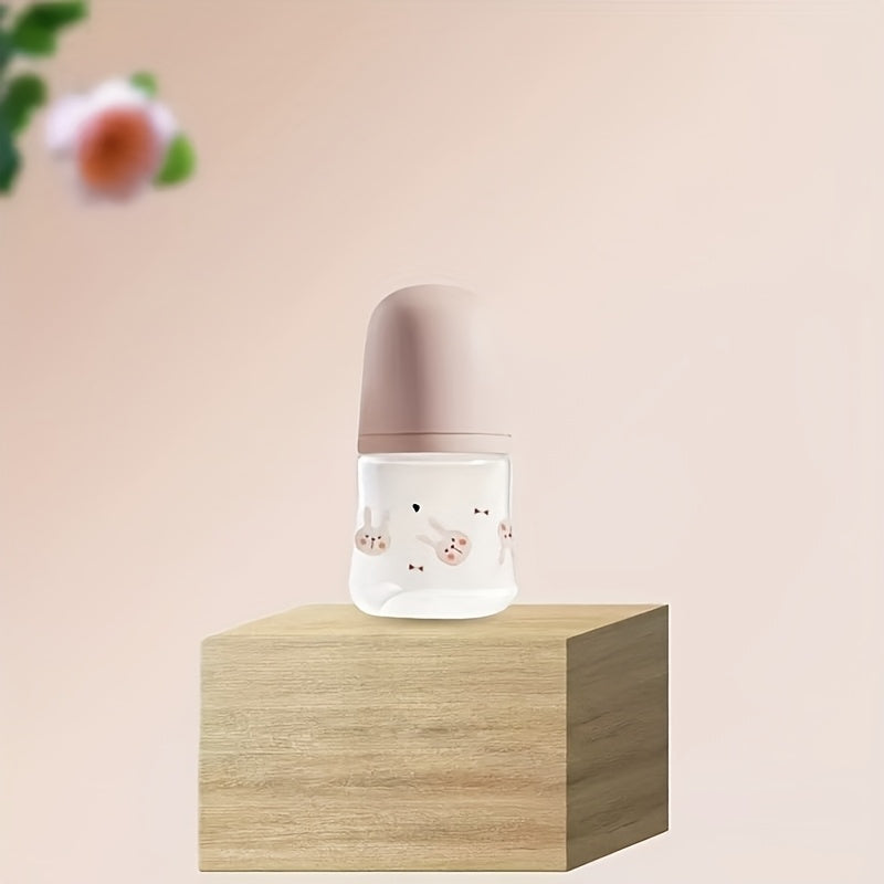 Biberon mignon dessin animé, tétine alimentaire — Monptitlou