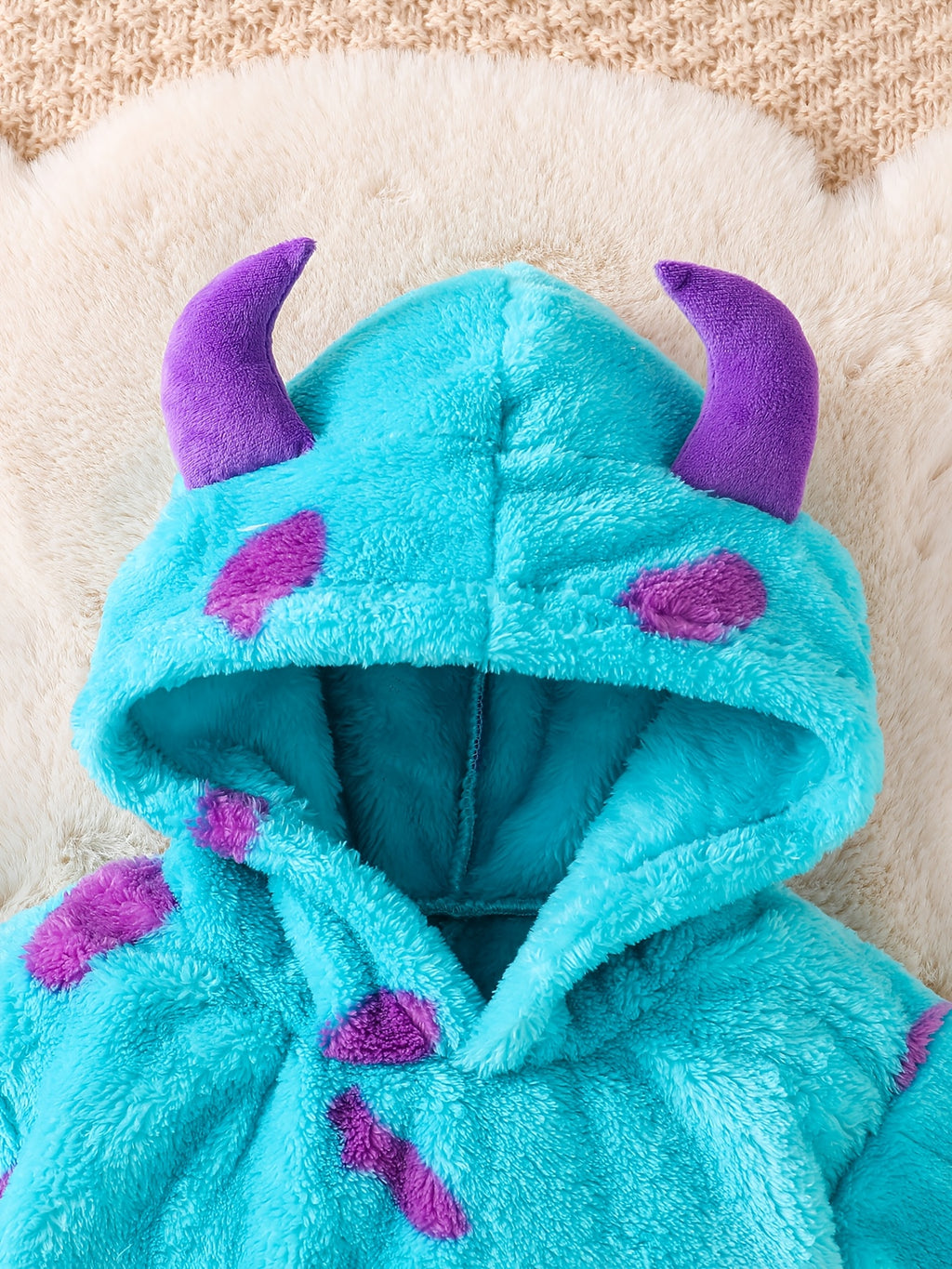 Body Bébé Monstre Bleu Cartoon — Monptitlou
