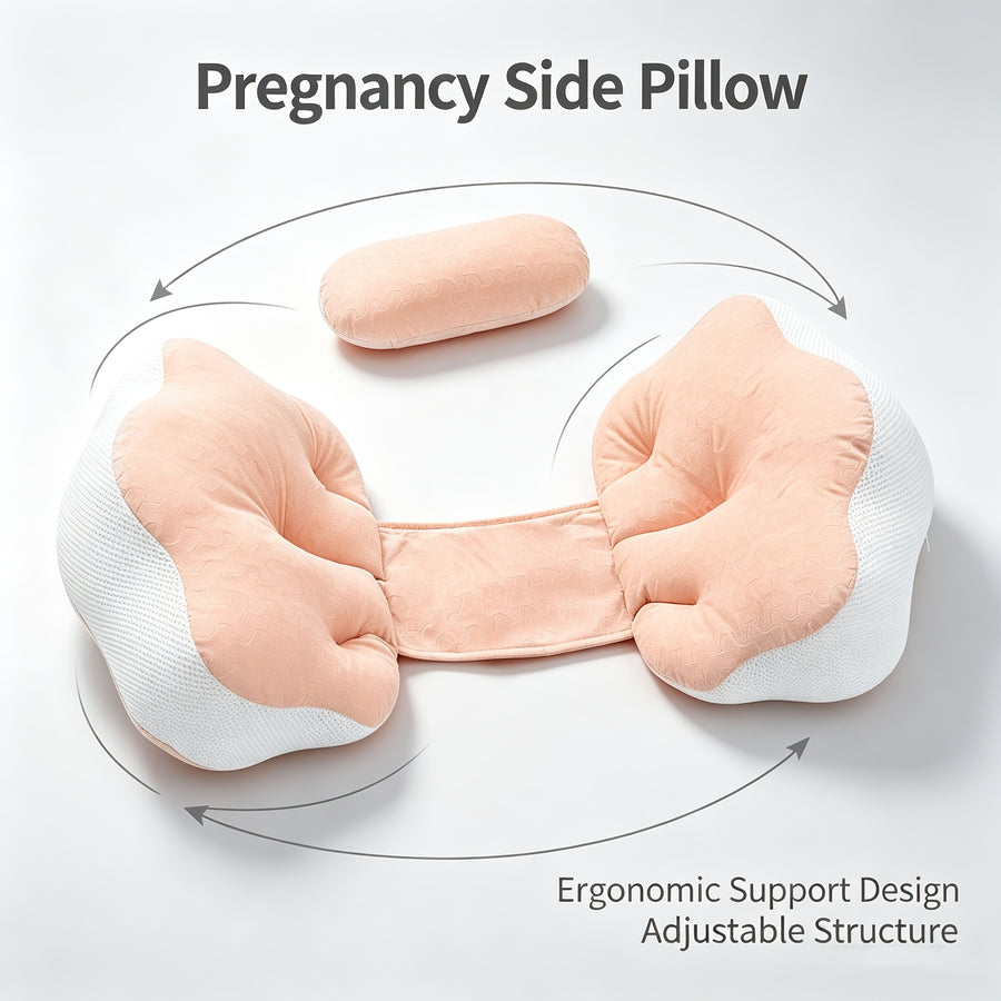 Coussin de grossesse multifonctionnel amovible et réglable pour dormir — Monptitlou
