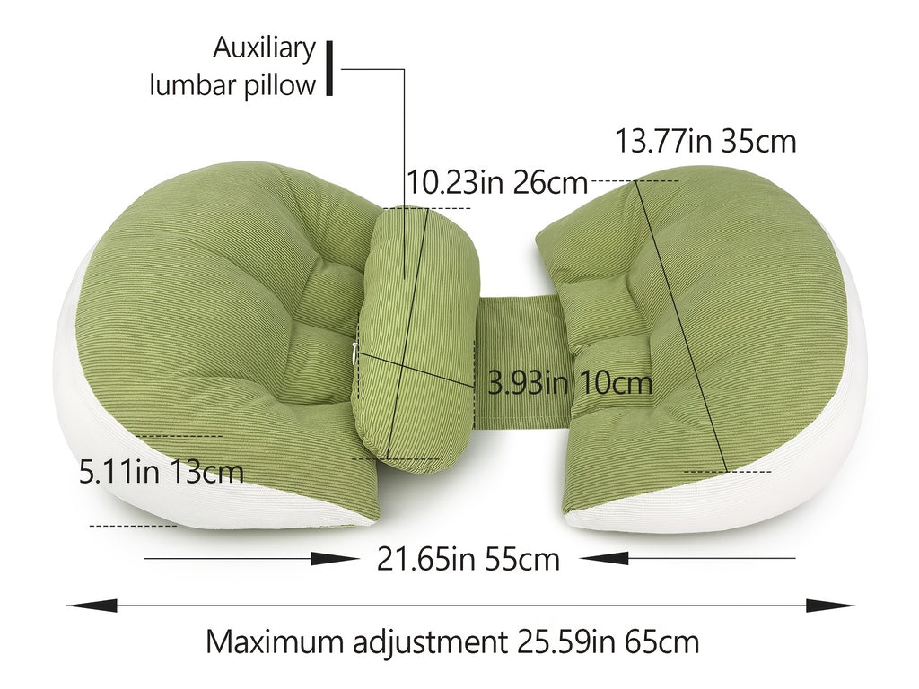 Oreiller de couchage pour la grossesse, oreiller de voyage réglable — Monptitlou