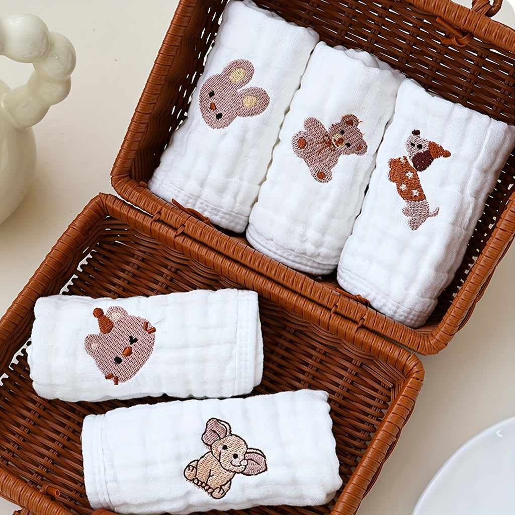 /Pack Bavoirs Bébé Brodé Dessin Animé Mignon — Monptitlou