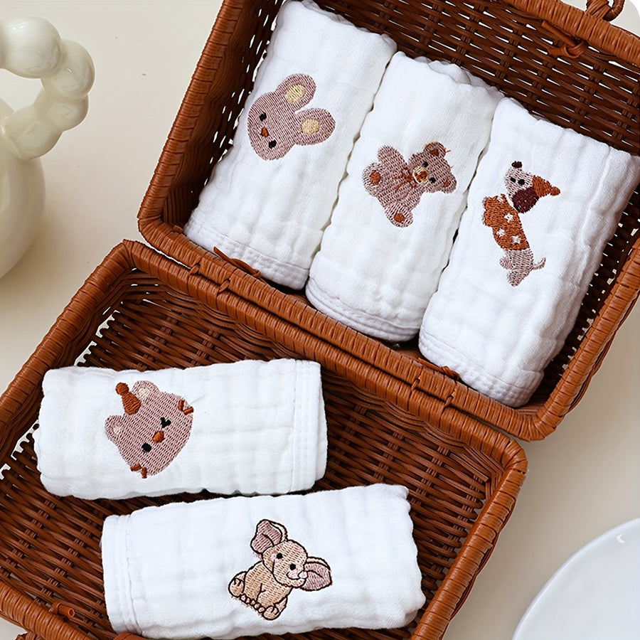 /Pack Bavoirs Bébé Brodé Dessin Animé Mignon — Monptitlou