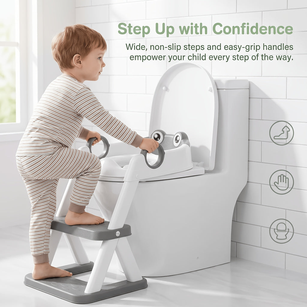 Siège de toilettes pour tout-petits avec repose-pieds — Monptitlou