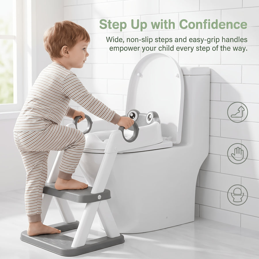 Siège de toilettes pour tout-petits avec repose-pieds — Monptitlou