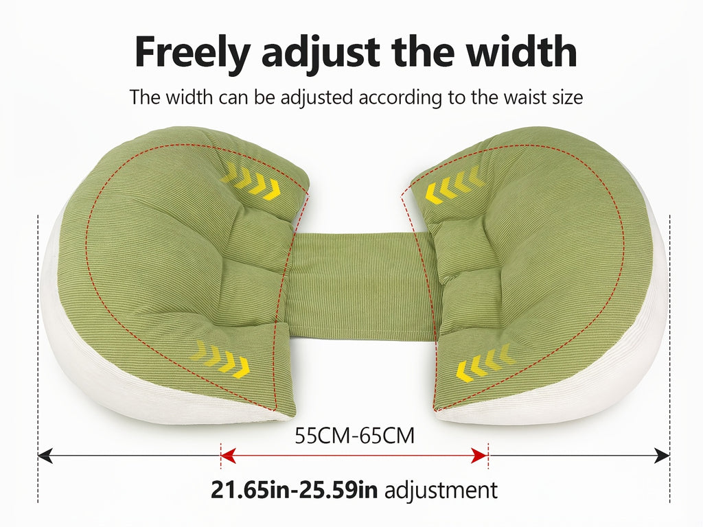 Oreiller de couchage pour la grossesse, oreiller de voyage réglable — Monptitlou
