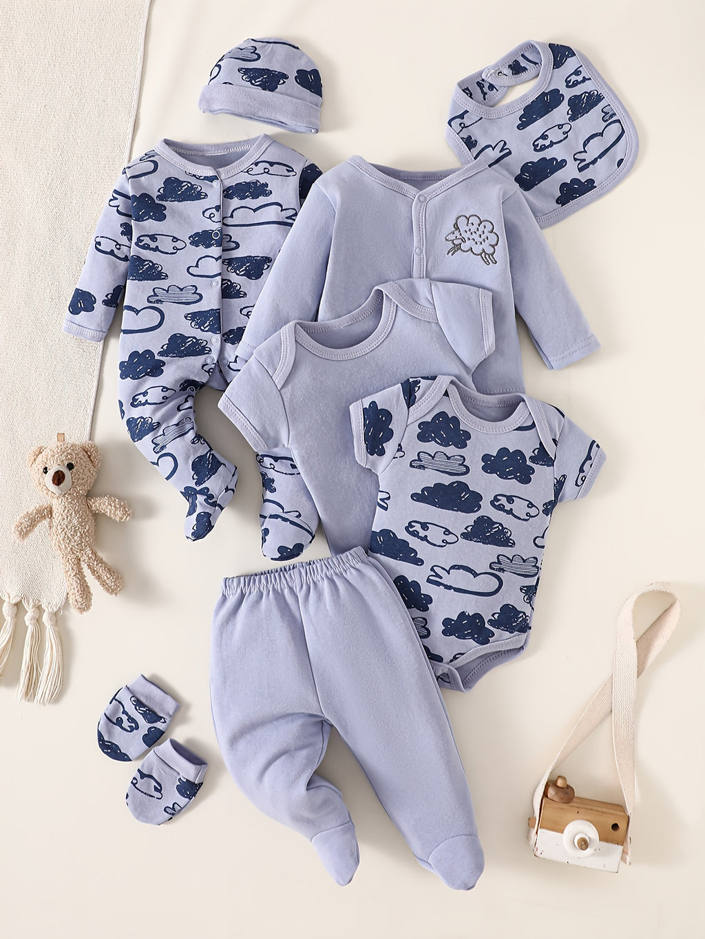 Bodies bébé nouveau-né, 100 % coton, confortable et respirant — Monptitlou
