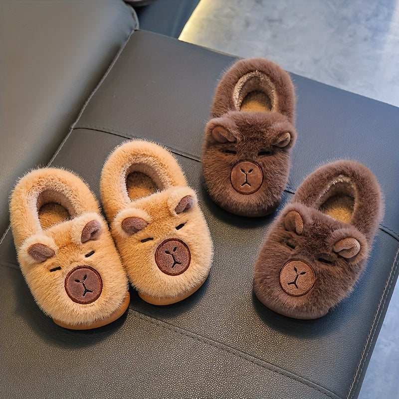 Chaussons en peluche pour enfants garçons et filles — Monptitlou