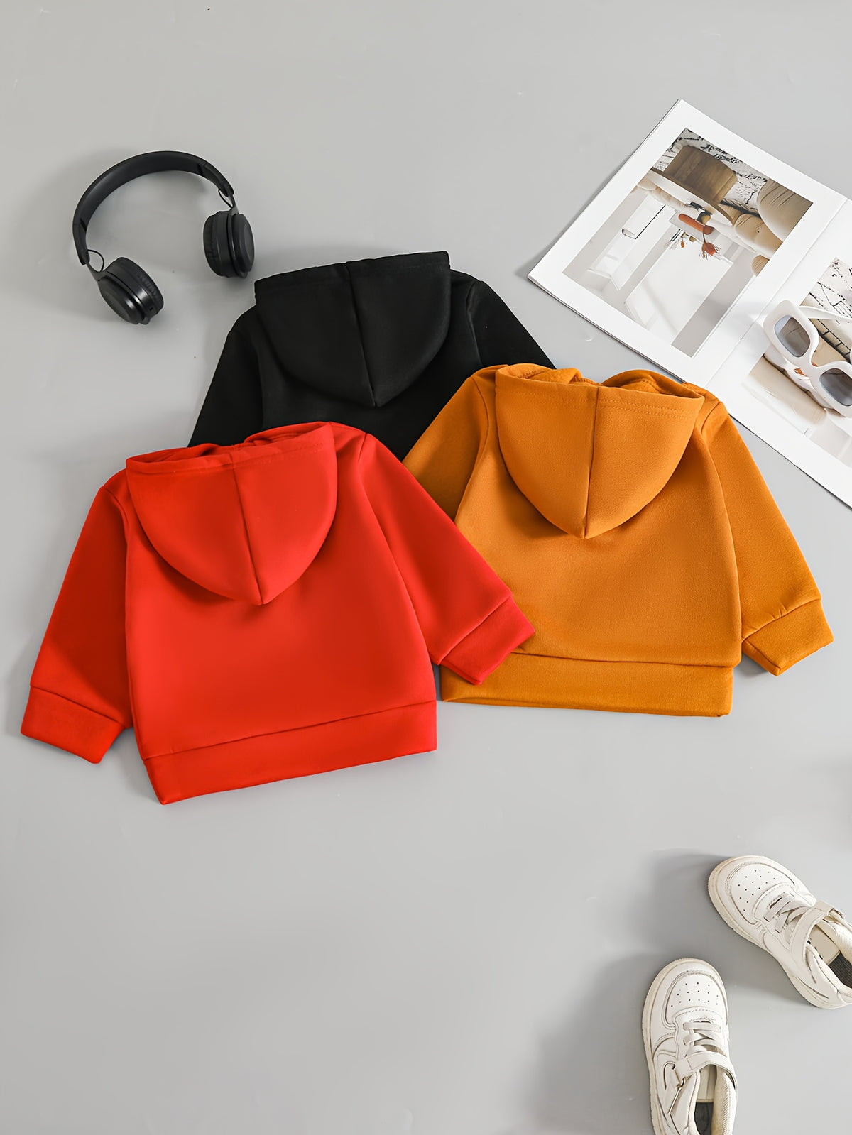 (Ensemble de 3 pièces) Nouveaux sweat-shirts à capuche pour bébé garçon — Monptitlou Image