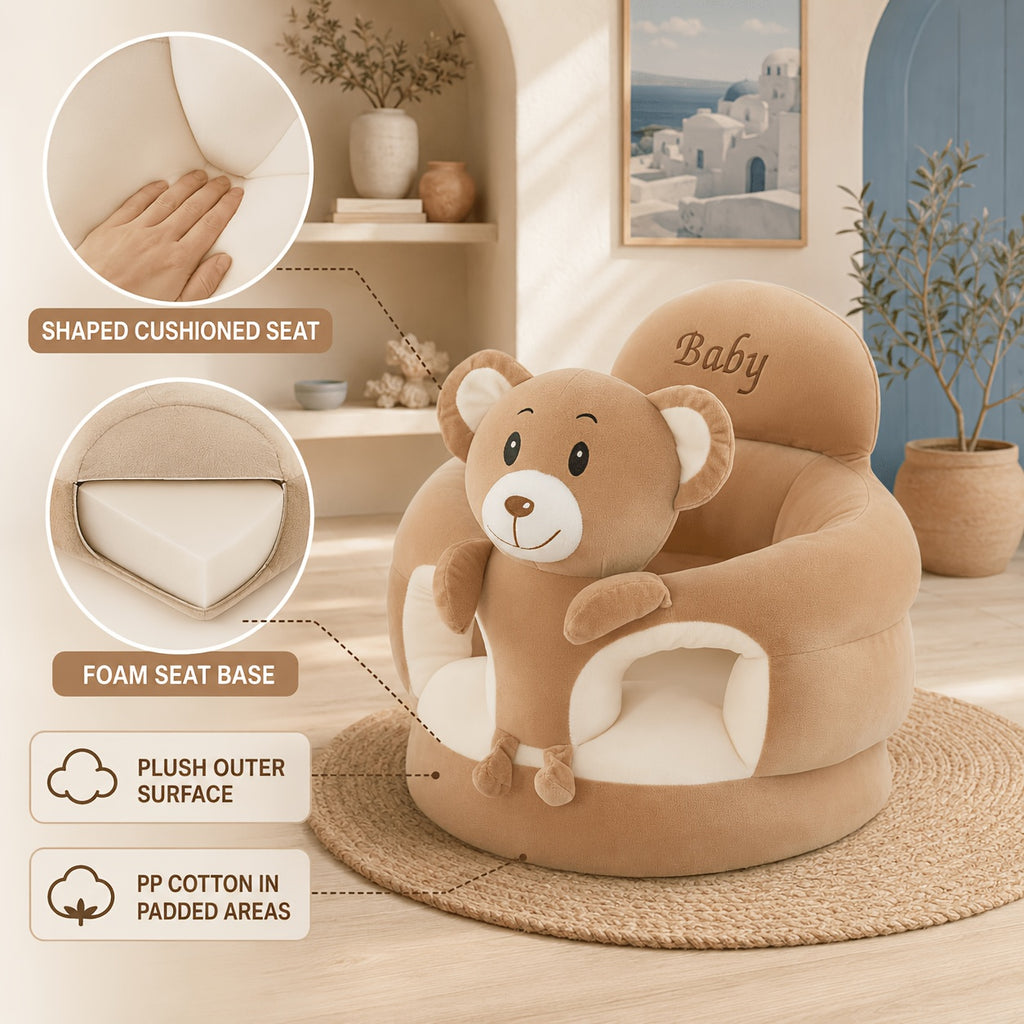 Chaise assise en forme d’animal avec dossier et accoudoirs — Monptitlou