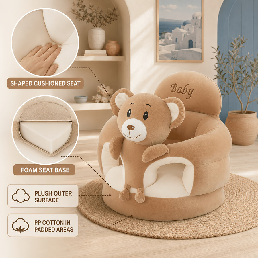 Chaise assise en forme d’animal avec dossier et accoudoirs — Monptitlou