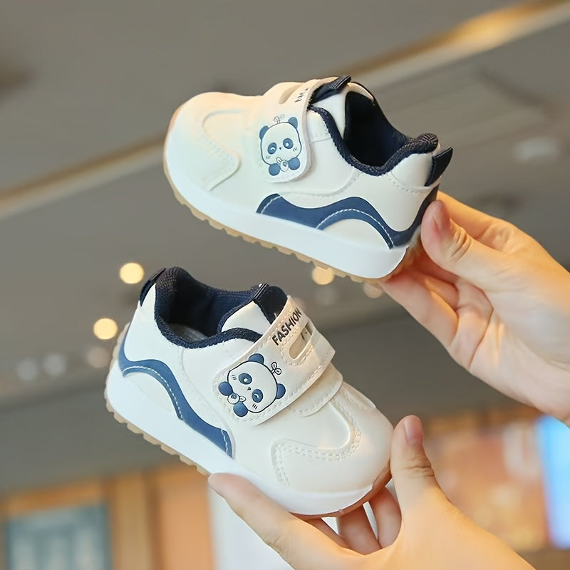Chaussures premières marches garçons filles 0-1 an fermeture à scratch — Monptitlou