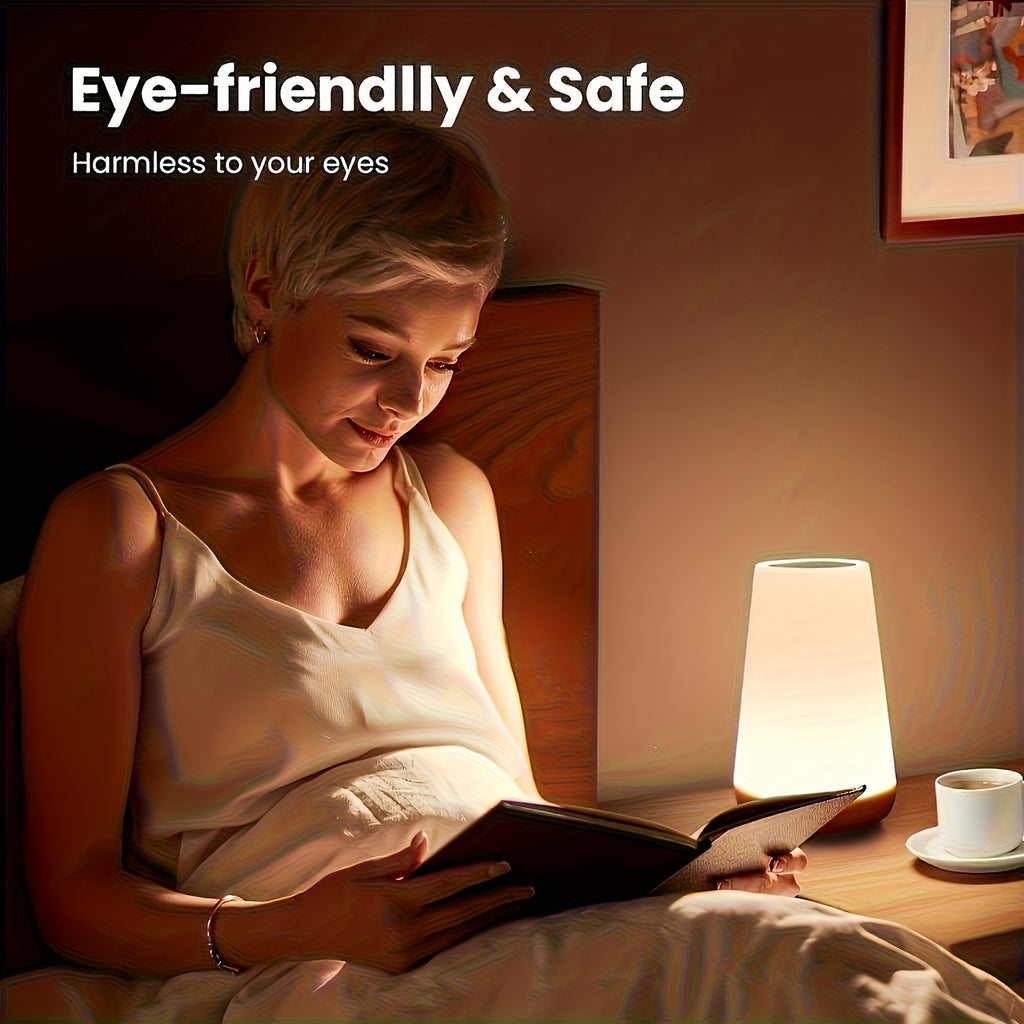 Veilleuse à commande tactile, Lampe LED tactile réglable pour chambres — Monptitlou