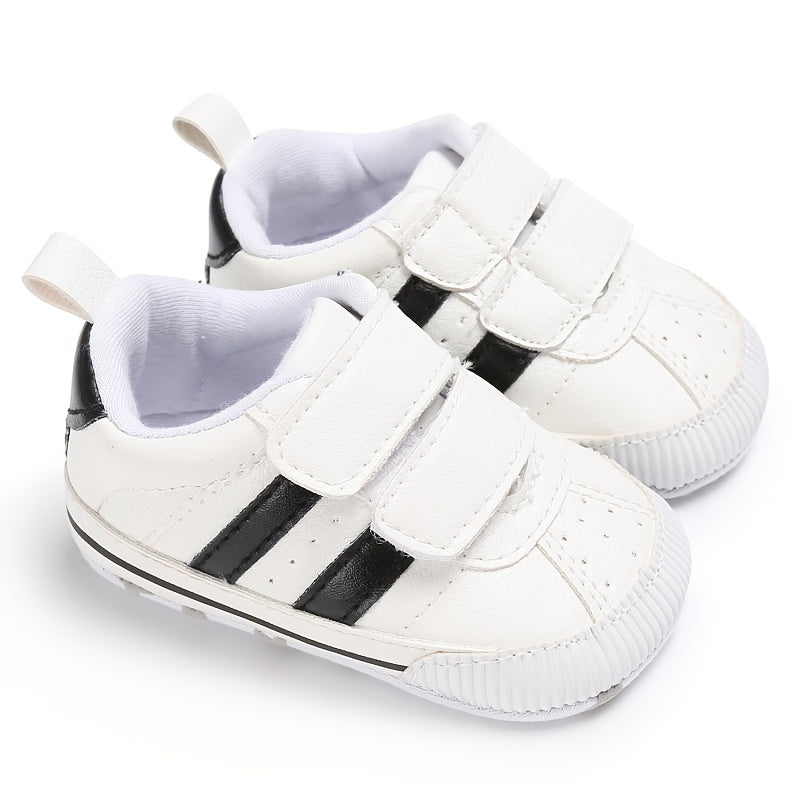 Chaussures Décontractées pour Garçons Printemps/Été, Baskets Souples pour Nouveau-nés 0-6 Mois, Blanches pour Mariages e