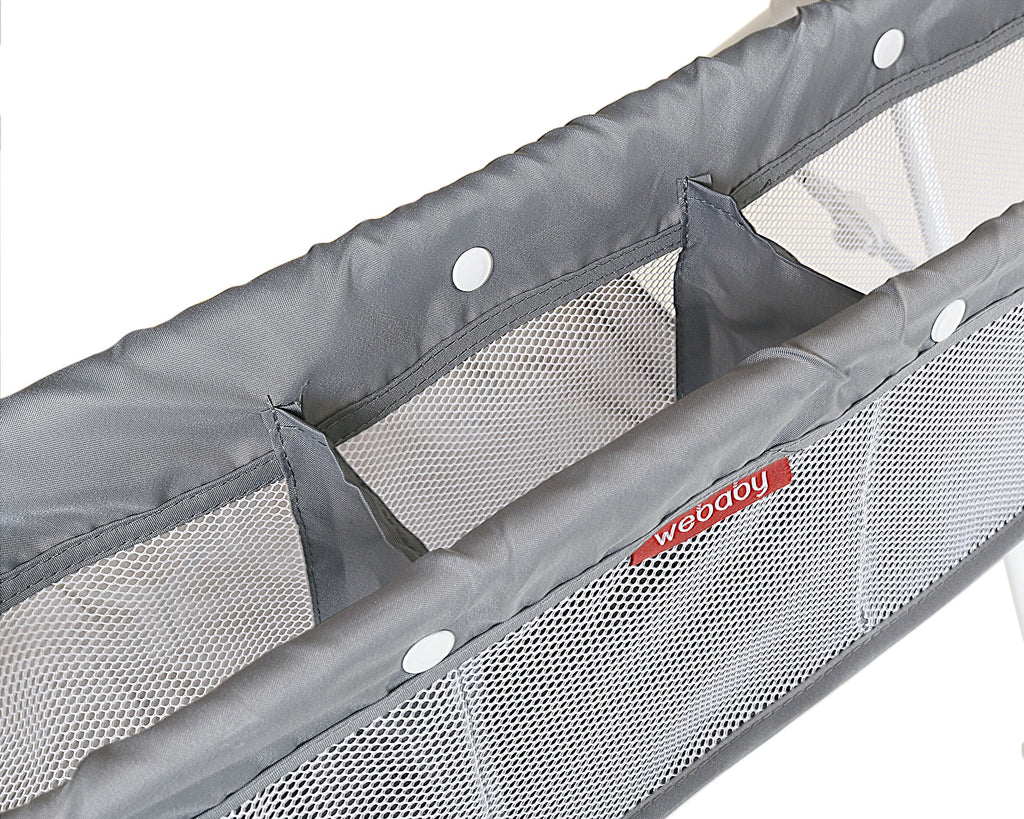 WEBABY - Table à langer pliante en acier MIO avec panier de rangement — Monptitlou