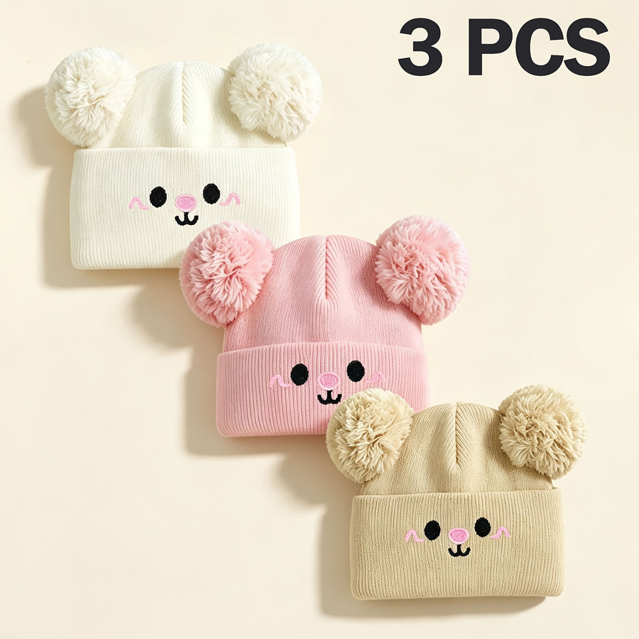 Bonnet Bébé Garçon, Bonnet Tricoté pour Nouveau-né, Bébé et Enfant — Monptitlou