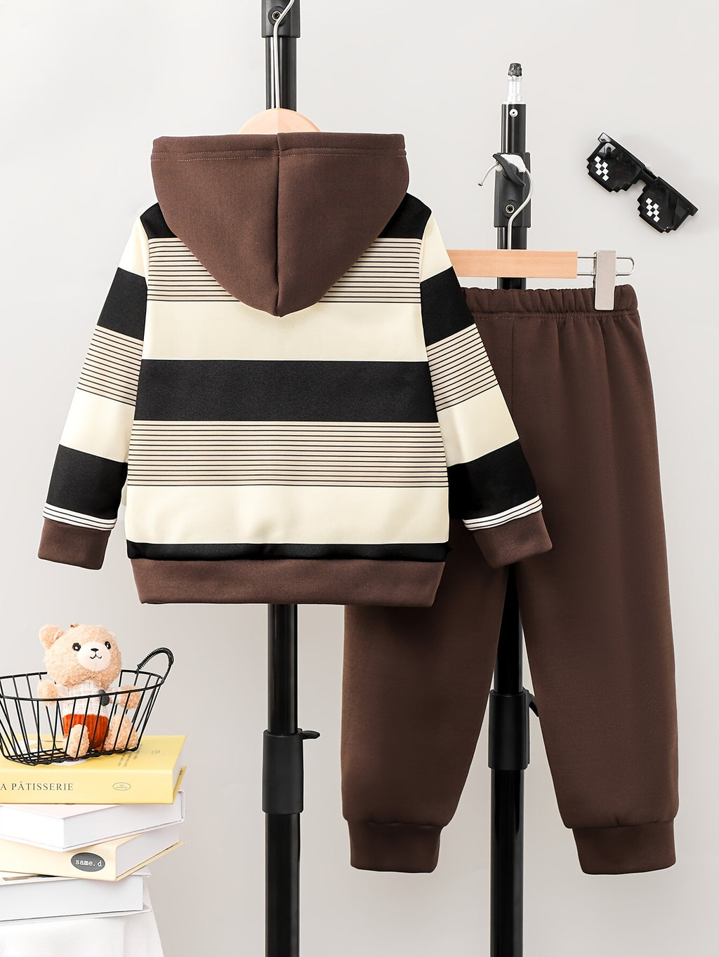 [Ensemble polaire épaissi] Ensemble pour garçons automne hiver en — Monptitlou