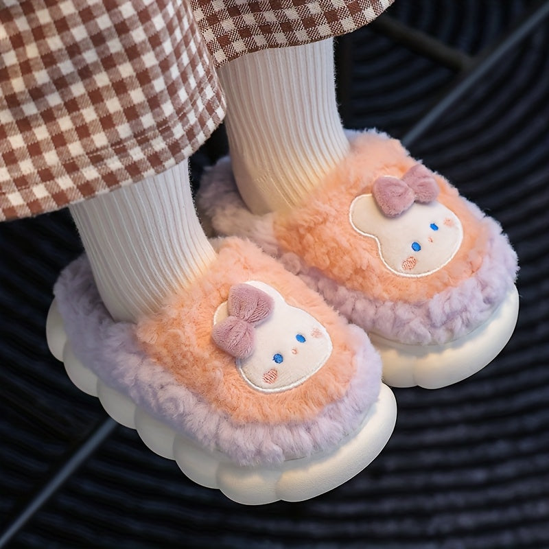 1 Paire de Pantoufles d'Hiver en Peluche pour Bébé — Monptitlou
