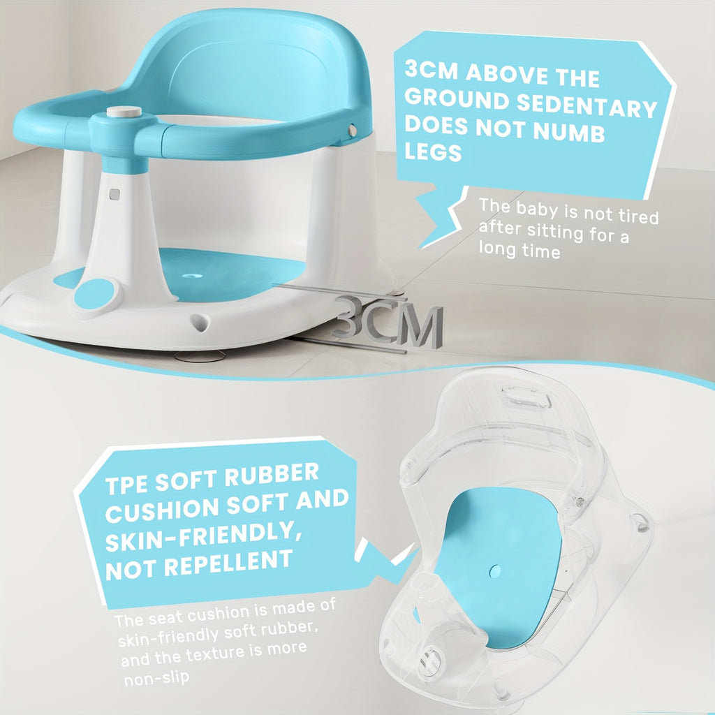 Siège de bain bébé pivotant à 360° — Monptitlou