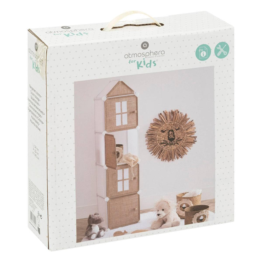 Rangement Enfant Colonne - métal et Jute — Monptitlou