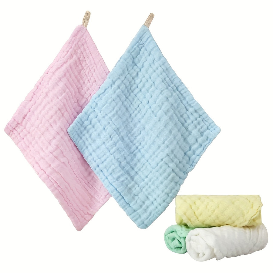 Pcs 25 X 25Cm 100% Coton Gaze Nouveau-né Bébé Infant Dessin Animé — Monptitlou