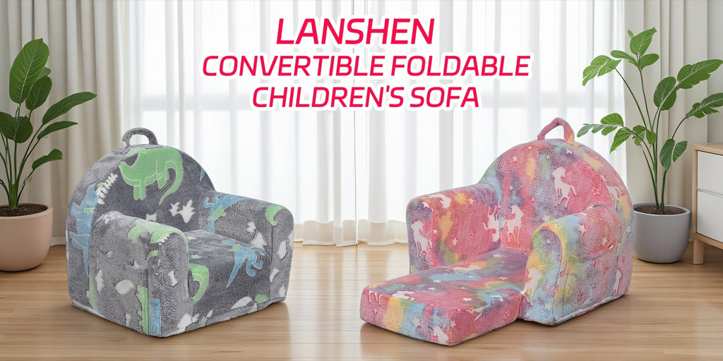 Canapé Enfant, Canapé Pliable pour Enfants avec Design Adorable et — Monptitlou