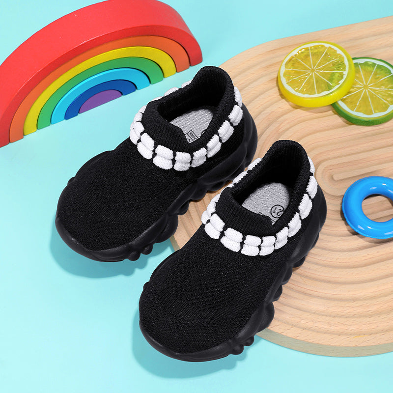 Baskets tricotées pour tout-petits garçons et filles — Monptitlou